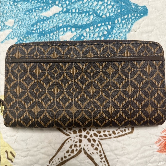 Fossil Brown and Tan Wallet - Picture 3 of 5